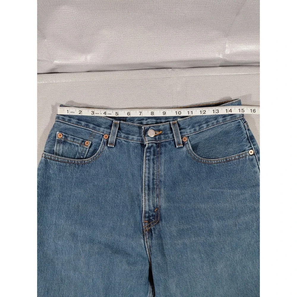 Levi's 560 Loose Fit Straight Leg Jeans Women's 10 Reg S Dark‎ Wash Denim